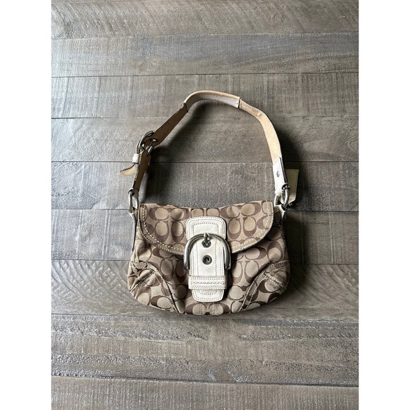 Coach Handbags - Coach Brown Small Soho Signature 2008 Vintage